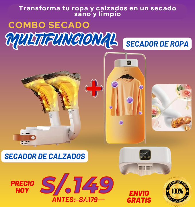 COMBO SECADO MULTIFUNCIONAL